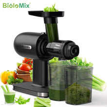 BioloMix Cold Press Juicer,Slow Masticating Juicer Machines with Reverse Function,High Juice Yield, Easy to Clean Brush & Quiet