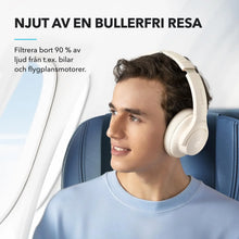 Soundcore by Anker Q20i Hybrid Active Noise Cancelling Headphones, Wireless Over-Ear Bluetooth, 40H Long ANC Playtime, Hi-Res