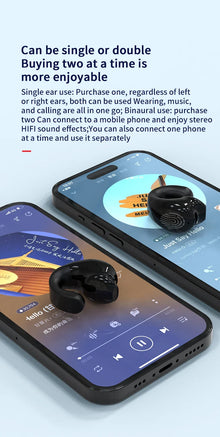 1pcs Waterproof Mini BT5.3 Wireless Sports Headset Earphone Touch Control HIFI Stereo Headphone Noise Reduction Mini Earbuds