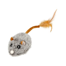 Fun Realistic Cat Plush Mouse Toy, Interactive Running Mice with Dog Tail for Cats, Kitten Teaser Pet Toys for Indoor Play and