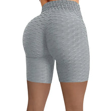 2026 Women's High Waist Bubble Sports Yoga Pants, Hip Lifting Slimming Elastic Five Point Shorts Outdoor Casual Shorts