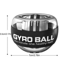 Auto Start Gyro Ball Wrist Ball Power Trainer Ball Strengthener and Forearm Strengthening Exerciser Home Gym Fitness Equipment