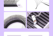 LUKATME 5D W Eyelash Extensions C/D Curl 8-15mm W Shaped 5D Fans False Lashes Mega Volume 5D Eyelash for Makeup