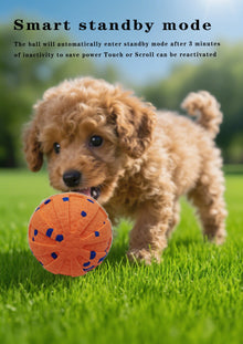 Pet Smart Dog Toy Ball ETPU Popcorn Jumping Dog Toy Ball Has Multiple Functions Such As Bouncing And Spinning
