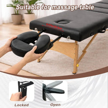 Massage Headrest for Bed, Head Cradle Home Mattress Top Massage Table, Adjustable Face Down Pillow for Salon SPA Massage Bed