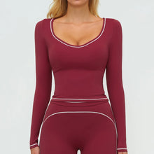 Women Long Sleeve Yoga Top Quick Dry Running Gym Shirt