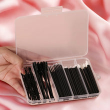 80pcs Professional Makeup Brush Set Box Eyebrow Eyelash Lip Brushes Hairpin Micro Brush for Eyelash Extension Makeup Tools