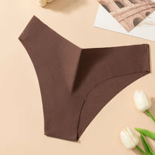 Sexy V-type Waist Women's Seamless Panties Low-Waist Tight-fitting Woman Panties Solid Simply Clothing Ladies Underpants M-XXL