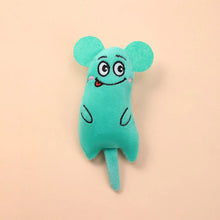 Cartoon cat and dog shaped toys, bite-resistant puppy plush dolls cat self-entertainment teeth grinding and cleaning interactiv