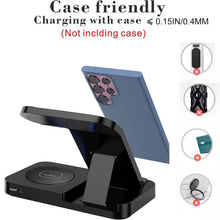 3 in 1 Wireless Charger for Samsung Galaxy S26 Ultra/S25/S24 Stand for Galaxy Watch 9/8/7/6/5 Buds 4/3/Pro Fast Charging Station