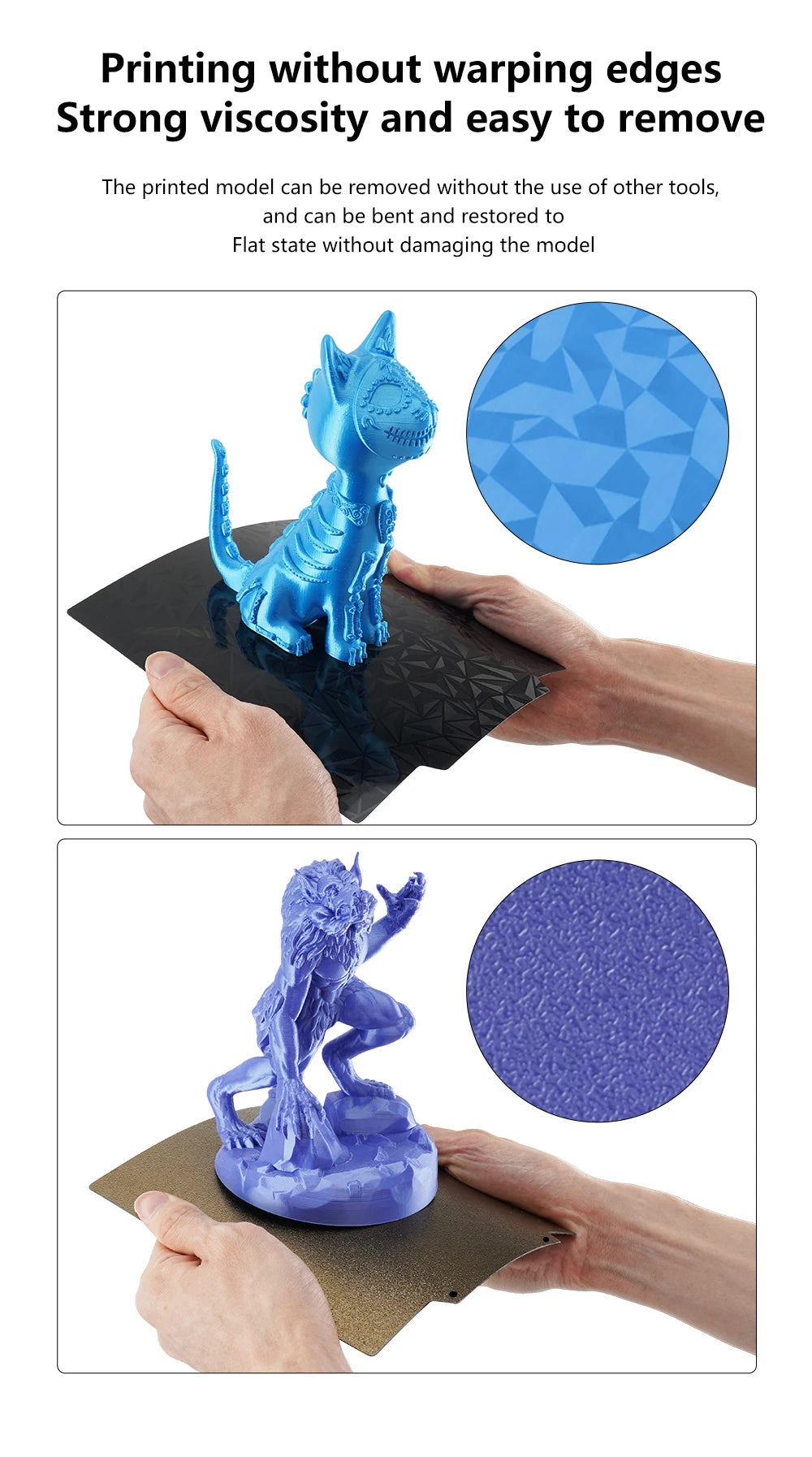 Pei Texture Sheet 235x235 For Ender 3 Elegoo Neptune 4 Pro Pet Peo Pey Magnetic Build Plate Sping Steel 3d Printer Heated Bed