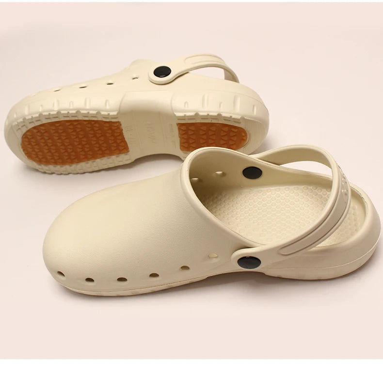 Doctor Scrub Clogs Light Nurse Slippers Medical Shoes Non-slip Dentist Surgical Shoes Soft Pet Hospital Scrub Clogs X09-05