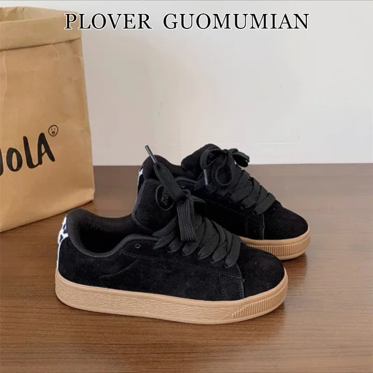 Platform Casual Shoes  Spring Autumn New Men's Fashion Cross Tied Vulcanized Shoes Comfortable Outdoor Non Slip Sneakers