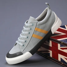 2026 New Men's Canvas Shoes Fashion Versatile Lace-Up Skateboarding Shoes Lightweight Breathable Casual Sneakers Comfortable Wal