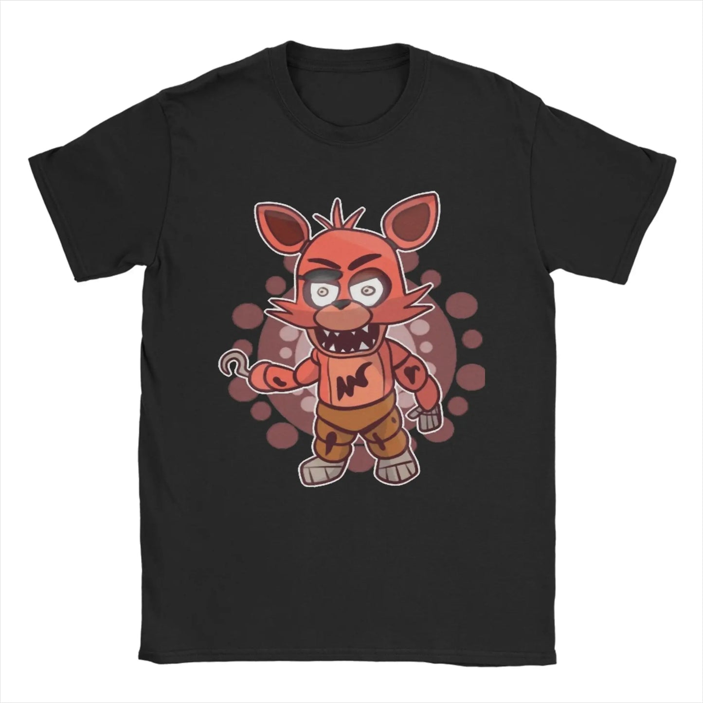 Men's T-Shirt FNAF At Freddys Amazing Cotton Tee Shirt Short Sleeve  T Shirts Crewneck Tops Plus Size