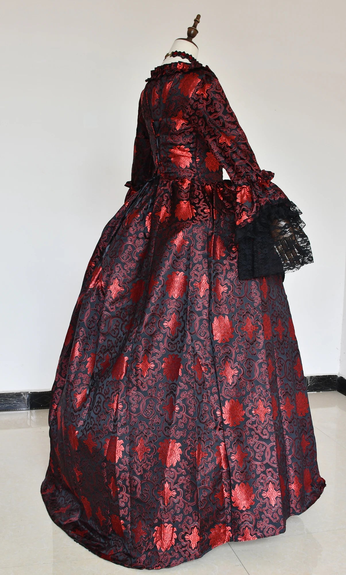 18th Century Women Marie Antoinette Dresses Long Victorian Rococo Gowns Historical Theater Clothing