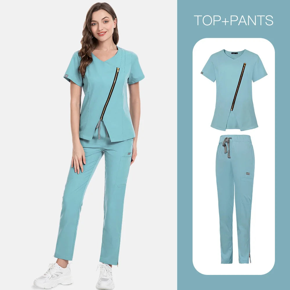 Solid color medical uniforms, beauty salons, SPA clubs, specialized workwear, postpartum care center nursing staff uniforms