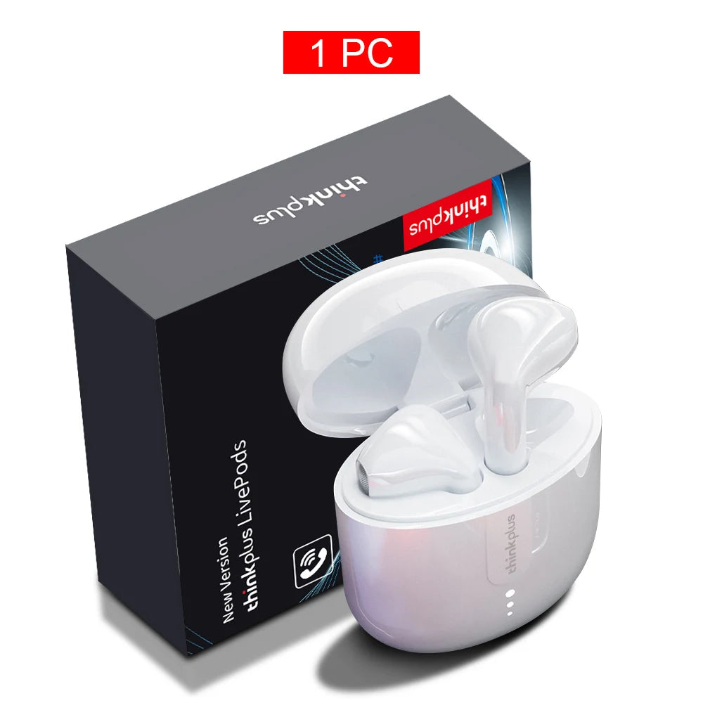 Original Thinkplus TWS Wireless Bluetooth Earphones Noise Canceling Headsets Full Color Touch Screen Headphones Hi-Fi Earbuds