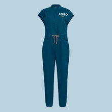 New Medical Scrubs Jumpsuits Short Sleeve Nursing Workwear Uniforms Women Lab Pet Doctor Scrub Hospital Workwear Customized Logo