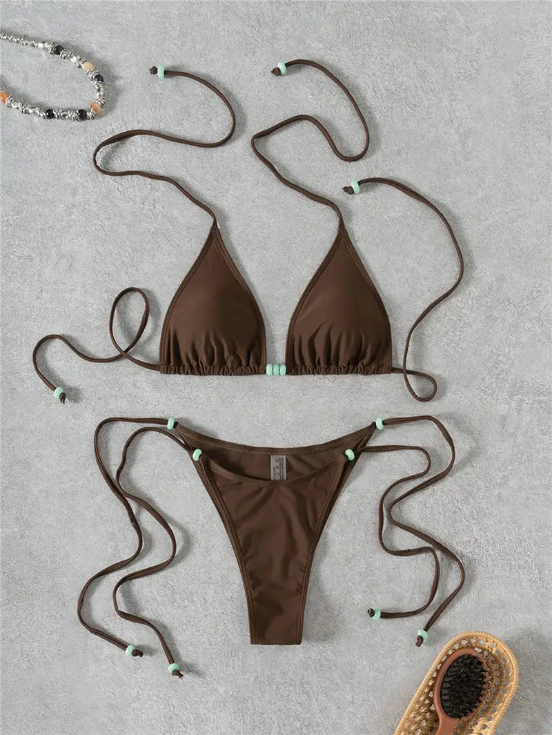 Push Up Underwire Padded Swimwear Women High Waist Bikini  Mujer Banador Badpak Dames Maio Biquinis Maillot Femme