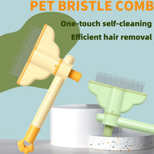 Self Cleaning Pet Hair Removal Comb Gentle Slicker Brush for Dogs Cats Non-Slip Deshedding Grooming Tool for Short Long Hair
