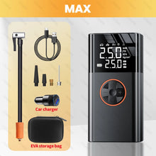 Portable Car Tire Inflator Powerful Tyre Compressor Electric Air Pump Wireless LCD Display Air Injector for Car Motorcycle Ball