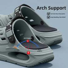 Men's Special Arch Support Hole Hole Shoes Summer Outdoor Wear Long Standing Not Tired Foot Anti-Slip Deodorant Slippers