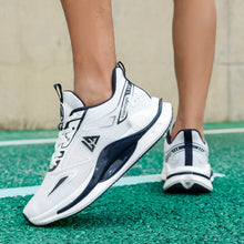 Lightweight Breathable Running Shoes Men Popcorn Shock Absorption Sneakers Flexible Anti Slip Outdoor Sports Shoes Summer Autumn
