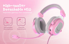 FIFINE Gaming Headset with RGB/7.1 Surround Sound/MIC/Line control,USB Over-ear Headphone for Gamer/PC/PS4/PS5 Ampligame H6P