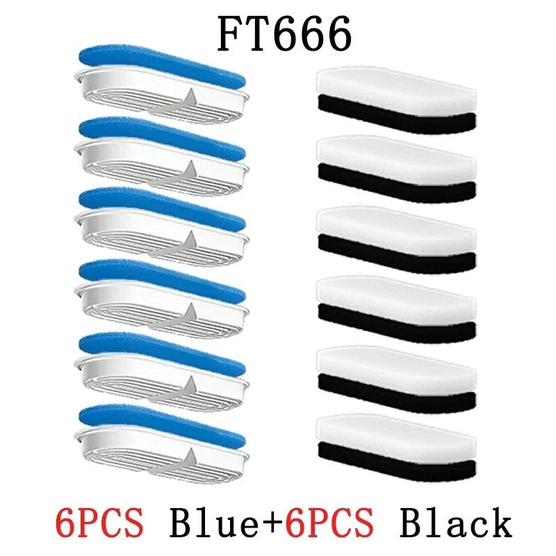 6/12PCS Spare Activated Carbon Filter For Pet Cat Dog Water Dispenser Replacement Filter Cleaning Water Fountain Cat Accessories