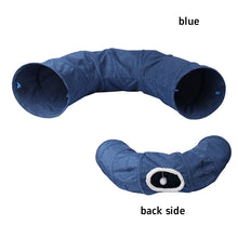 New Foldable Indoor Cat Tunnel Scratch Resistant Soft Cushion Pillow Set Cat Toys Interactive Hide Seek Game Tunnel Pet Supplies