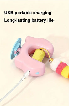 New Cat Toy Automatic Teaser Retractable Electric Smart Hanging Toy for Cats