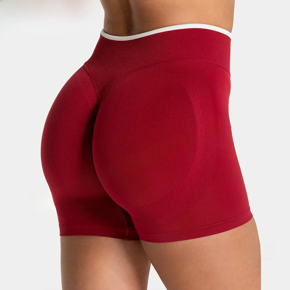 Seamless Yoga Shorts For Women Quick Dry Nylon Fitness Gear