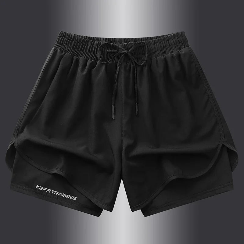 Unisex Sports Shorts Double Layer Anti Glare Summer 2025
