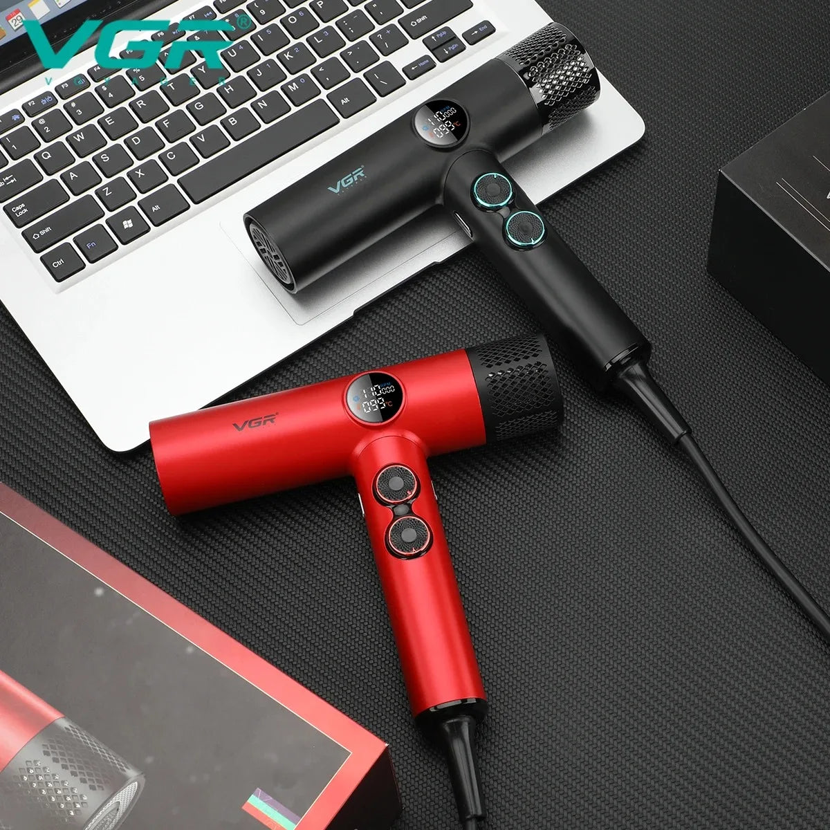 VGR Leafless Hair Dryer Professinal Quick Dry 110000RPM Powerful Hair Dryer Brushless Direct Current Hair Dryer for Salon V-401