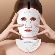 Household Portable 7-Color LED Face Mask Infrared 850nm Phototherapy Beauty Device Photon Rejuvenation Large Light Therapy Mask