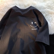 T-shirt à manches courtes imprimé, tendance et décontracté, style unisexe, coupe ample, grande taille, pour femmes et hommes