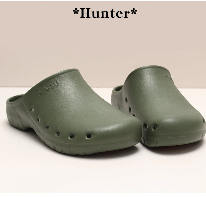 Doctor Scrub Clogs Light Nurse Slippers Medical Shoes Non-slip Dentist Surgical Shoes Soft Pet Hospital Scrub Clogs X09-05