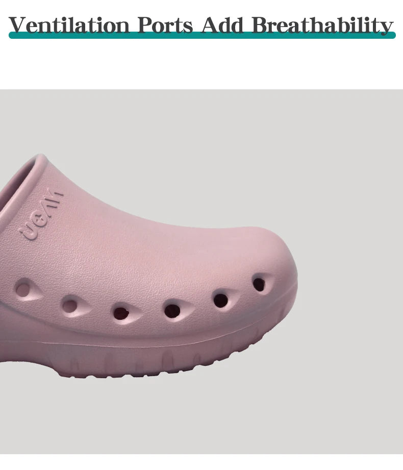 Doctor Scrub Clogs Light Nurse Slippers Medical Shoes Non-slip Dentist Surgical Shoes Soft Pet Hospital Scrub Clogs X09-05