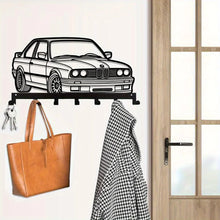 Porte-clés mural en métal à 7 crochets - Rangement pour clés, serviettes, manteaux, ustensiles de cuisine et plus encore - Durable