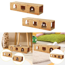 Cat Scratcher Tunnel Cat Bed Scratcher Cardboard House Claw Grinding Pad Playground Cat Toy for Indoor Cats