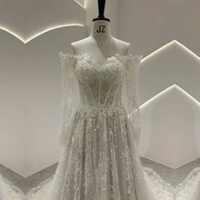 SL-9534 Customized SuLi Lace Wedding Dress For Women Brides Boho Robe De Mariee Long Sleeve Custom Made Wedding Gowns
