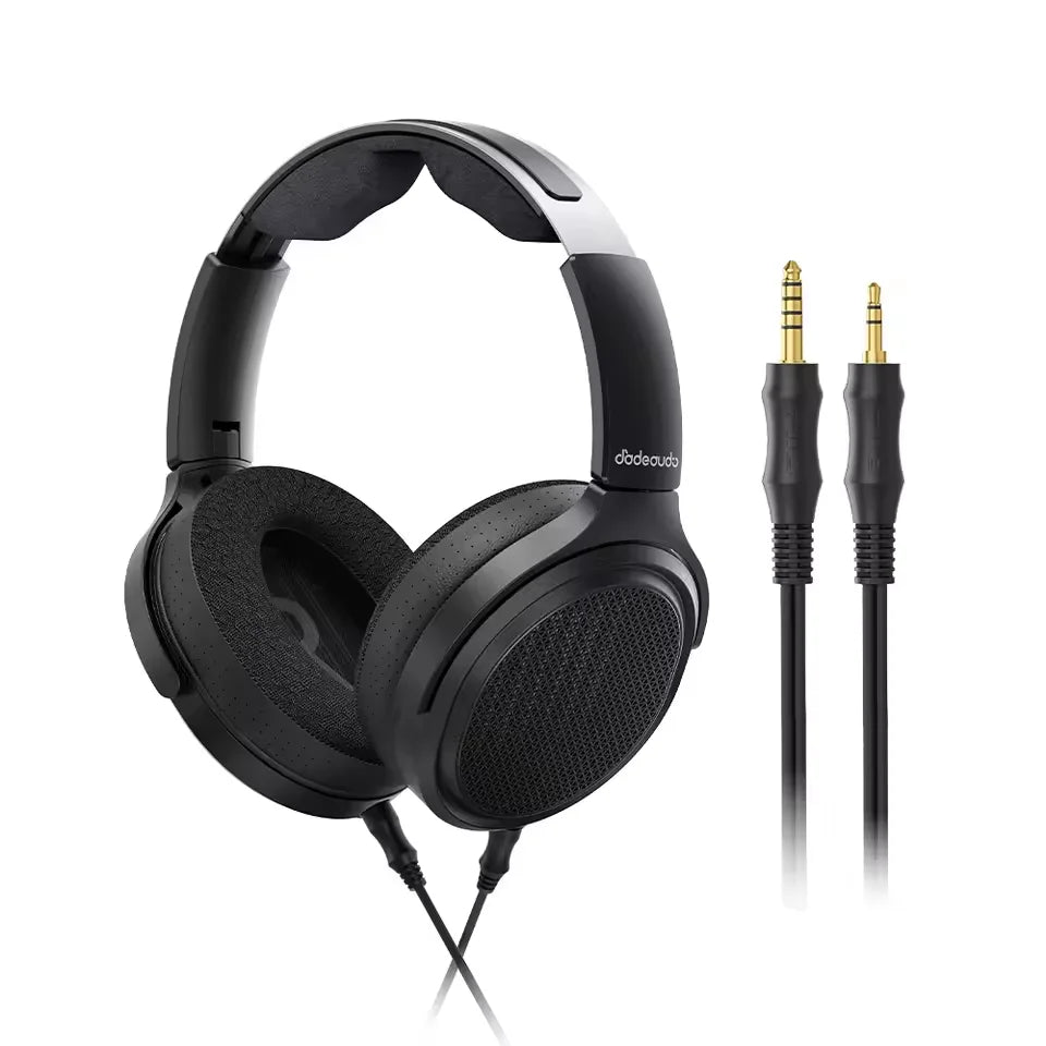 FiiO JT7 Over-Ear Planar Magnetic Audiophile HIFI Headphones with 95x86mm Planar Driver,Adjustable Headband,4.4mm/3.5mm Cable