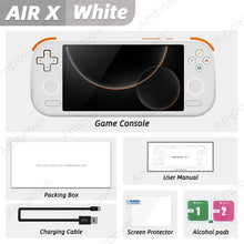 MANGMI AIR X Handheld Game Console Qualcomm Snapdragon 662 5.5'' Touchscreen Android 14 Active Cooling Fan 15W Fast Charging RGB