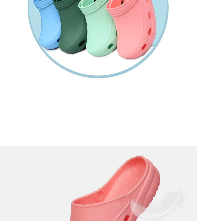 Medical Scrub Clogs Nurse Garden Shoes Arch Support House Slippers Sandals Breathable Slip On Indoor Outdoor Doctor Clogs X03