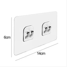 Crochets adhésifs transparents (lot de 10 à 50) pour organisation de maison, crochets de rangement imperméables et sans traces pour cuisine et salle de bain