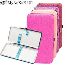 Eyelash Tweezers Storage Box Lash Lifting Eyebrow Clip Organizer Case Shiny Design Eyelashes Extension Tweezer Boxes Makeup Tool