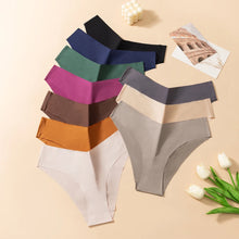 Sexy V-type Waist Women's Seamless Panties Low-Waist Tight-fitting Woman Panties Solid Simply Clothing Ladies Underpants M-XXL