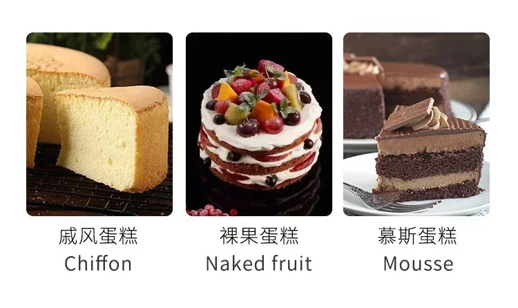 Aluminum Alloy Round Chiffon Cake Pan Solid Bottom Angel Food Oven Cake Bread Mold Baking Tool 6/8 Inch Bake Pan  Baking Sheet