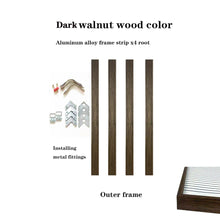 Aluminum Alloy Canvas Narrow Edge Simple Metal Mural Oil Painting Frame 9 Colors Can Be Customized in Large Sizes